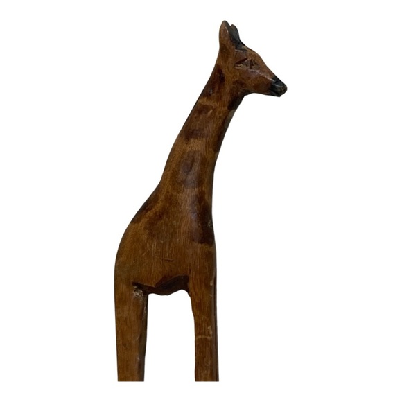 Vintage MCM Monkey pod 10” Wooden Salad Bowl & Tossers - Picture 9 of 9